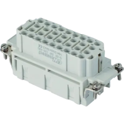 Contector industrial Mama - 77X27 - 32P + E 16A 500V / 6kV / 3 - CRIMP CONNECTION - GRI
