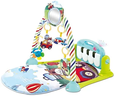 Saltea de activități pentru bebeluși Kikkaboo - Piano Mint