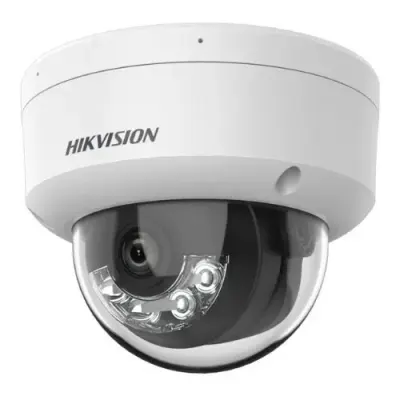 Camera IP Dome Hikvision DS-2CD1123G2-LIUF(2.8MM), 2MP Smart Hybrid Light, Microfon, PoE, IR 30m, Lumina Alba 30m, lentila 2.8mm, IP67, IK08