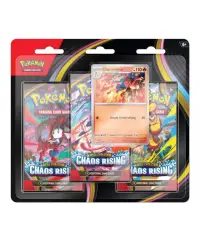 Set 3 pachete carti de joc, Pokemon TCG, Mega Evolution, Chaos Rising