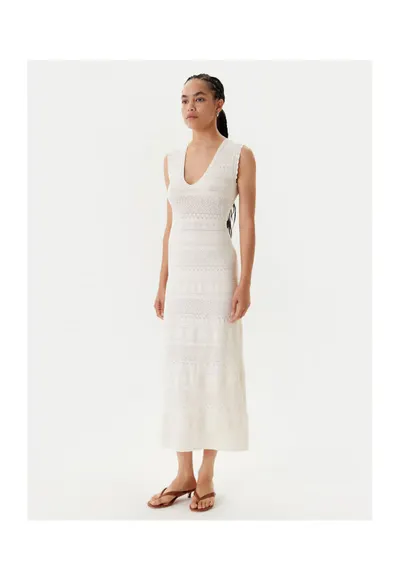 Rochie dama 242-RMALISA - Viscoza/Poliamida - Bej - Bej