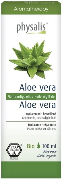 Ulei vegetal organic, aloe vera, 100 ml, Physalis