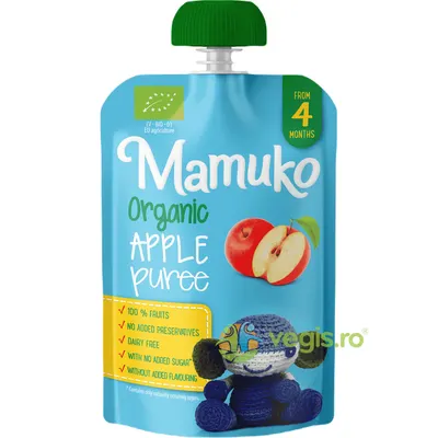 Piure de Mere 4+ Luni Ecologic/Bio 100g