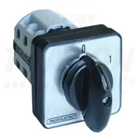 Intrerupator manual, ON-OFF TK-326/3 400V, 50Hz, 32A, 3P, 11kW, 64×64mm, 60°