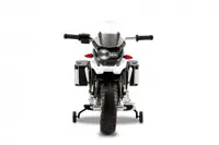 Motocicleta electrica pentru copii BMW R 1200 Adventure GS 15W cu roti ajutatoare, compartiment depozitare, radio si lumni