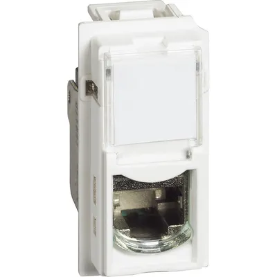 Priza date RJ45 utp cat6 1 modul Bticino Living Now KW4279C6, alb