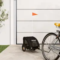 Gossi remorca bicicleta animale companie, negru, textil oxford/fier