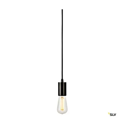FITU E27 suspendat. E27,negrumax. 60W, rotund
