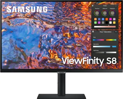Monitor Samsung - ViewFinity S8 LS27B800PXP, 27'', 4K, IPS, USB-Hub