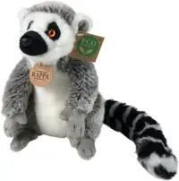 Jucărie de pluș Rappa Eco Friends - Lemur, în picioare, 22 cm