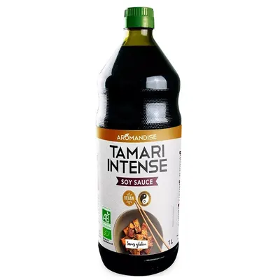 Sos de soia tamari intens bio 1l Aromandise