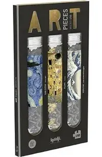 Set 3 micro puzzle-uri de arta