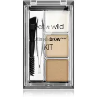 Wet n Wild Ultimate Brow Kit set pentru sprancene perfecte culoare Soft brown 2.5 g