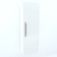 Armonia Suspendat vertical cu 1 usa cu maner front MDF Alb Mat