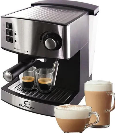 Aparat de cafea Elekom - EK- 207, 15 bar, 1l, gri/negru