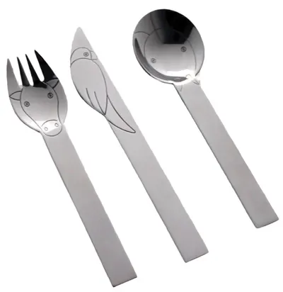 Set de masă pentru copii Herdmar - Jungle, 3 piese