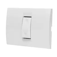 Intrerupator simplu Gewiss 1M 16A alb – montaj incastrat pe doza 3 module