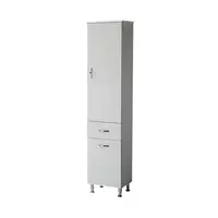 Dulap soldat baie Olimpos alb 40x190 cm