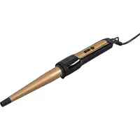 Ondulator Zelmer 25mm ZHL1325, invelis de keratina, 9 setari, 200 C, varf rece, Auriu