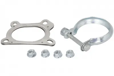 Set sistem esapament (kit de montare) potrivit CITROEN C1 II, C3 II, C4 CACTUS, C-ELYSEE, DS3; PEUGEOT 108, 2008 I, 208 I, 301, 308 II 1.0 1.2 03.12