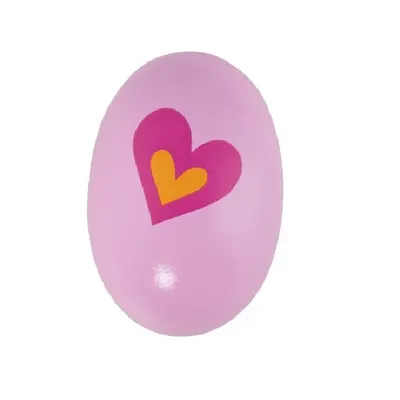Ou maracas muzical colorat din lemn