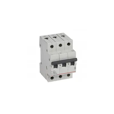 Siguranta automata MCB RX³ 6000 - 3P 400 V~ - 63 A - B curba - alimentare tip furca