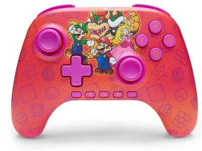 Controler wireless PowerA - Advantage Wireless, Mario &amp; Friends (Nintendo Switch 2)