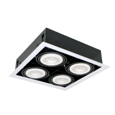 Proiector cu Led Quad412 12w 4xe27 4000k Alb