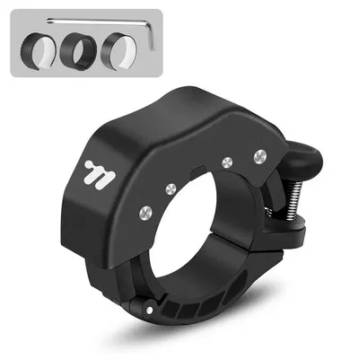 Clopoțel biciclete de oraș aluminiu, compatibil ghidon, negru