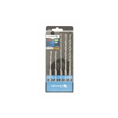 Burghiu pentru zidarie sDs+, set de 5 bucati: 3 x 6 mm, 8 mm, 10 mm