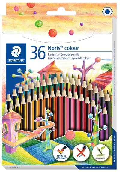Creioane colorate Staedtler Noris Colour 185 - 36 de culori