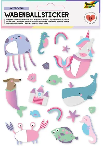 Set 3D stickere Folia - Ocean dulce