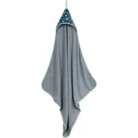 Prosop de baie Infantilo cu gluga 100x100 cm padure navy gri