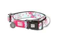 Zgarda caini Max & Molly, cherry bloom, reglabila, cu sistem Smart ID, 30-40 cm x 2 cm