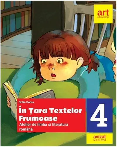 În țara textelor frumoase. Atelier de limba și literatură română. Clasa a IV-a - Paperback brosat - Sofia Dobra