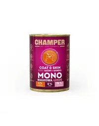 Hrana cu somon pentru caini CHAMPER Bones Joints 400 g monoproteica