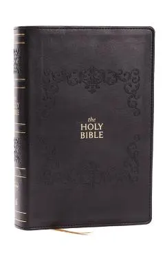 NKJV Bible: Personal Size Giant Print, Black Leathersoft, Holy Bible, Red Letter, Comfort Print: New King James Version