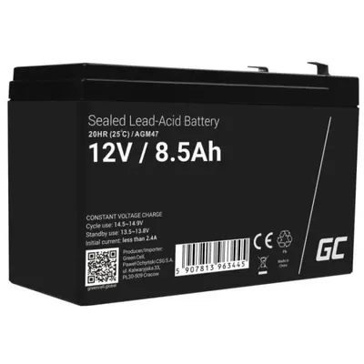 Acumulator plumb acid GreenCell 12V 8.5AH, terminal F2/T2, AGM47