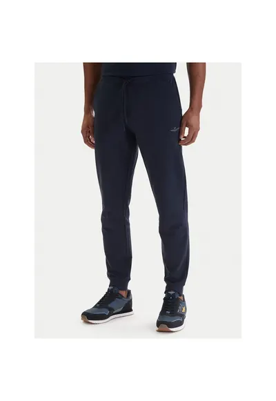 Pantaloni sport barbati - bleumarin - bumbac