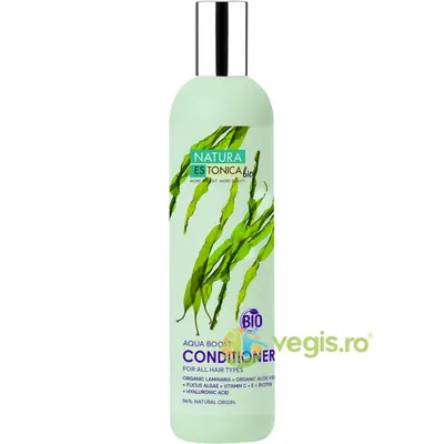 Balsam de Par cu Acid Hialuronic, Aloe Vera si Alge Marine Aqua Boost 400ml