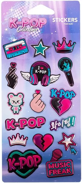 Pop Up stickere Cool Pack K-Pop - Dark