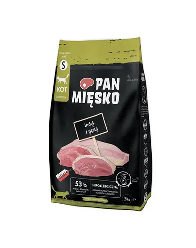PAN MIĘSKO hrana pentru pisici, curcan si gasca S 2x5 kg