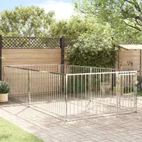 vidaXL Padoc de câini pentru exterior, 200 x 400 x 100 cm