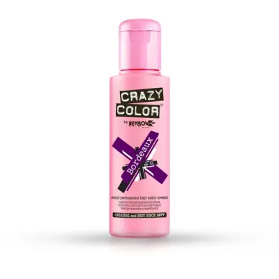 Vopsea semi-permanenta BORDEAUX - CRAZY COLOR -no.51 - 100 ml