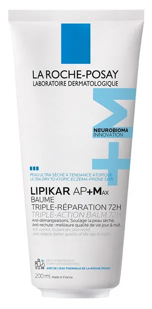 La Roche-Posay Lipikar Balsam cu acțiune triplă pentru piele extrem de uscată AP+ Max, 200 ml
