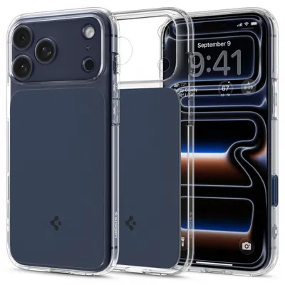 Husa MagSafe pentru Apple iPhone 17 Pro, Spigen, Ultra Hybrid T, Albastra Mata ACS10476