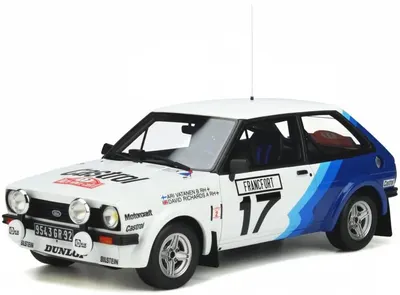 Model de colecție OttOmobile Curse: Mașini - Ford Fiesta Mk1 1600 GR.2 Monte Carlo (1979)