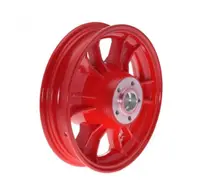 Janta spate motocicleta, 9x1.75, culoare rosu
