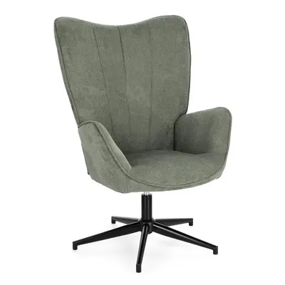 Fotoliu verde pivotant Inas – Bizzotto