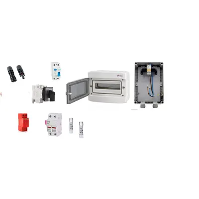 SolarEasy 30kW - 5 string – Set Tablou Electric, Bloc de Masura pentru Sisteme Fotovoltaice + releu anti insularizare